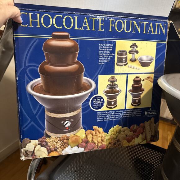 Rival Other - Rival CFF5-CHP Chocolate Fountain 3-Tier With Original Box